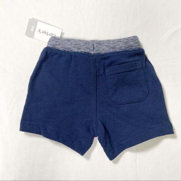 CLEARANCE! Blue Carter’s Drawstring Shorts Size 9M NWT - Picture 4 of 5